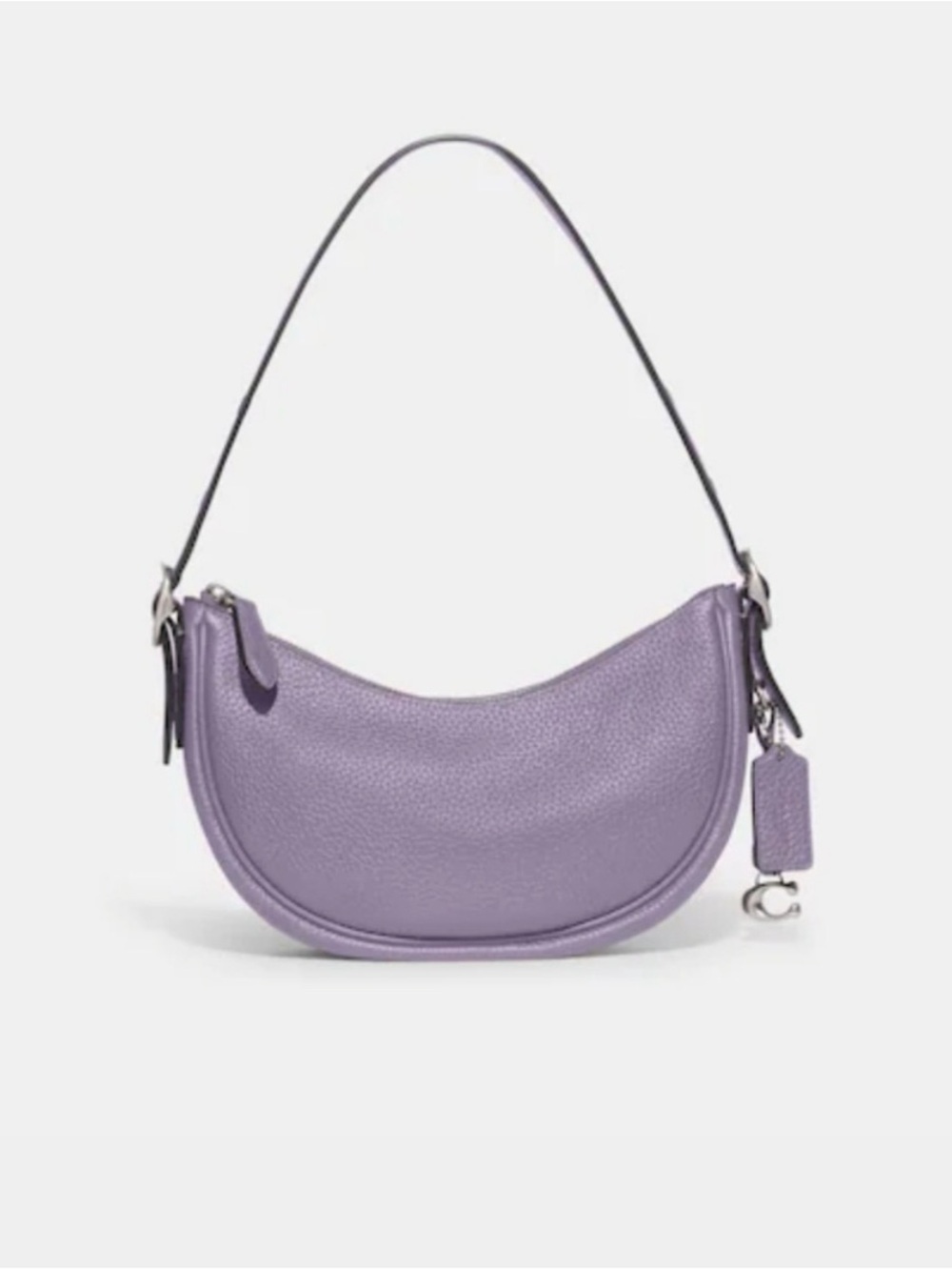 Lavender COACH Leather Luna Shoulder Bag - Women